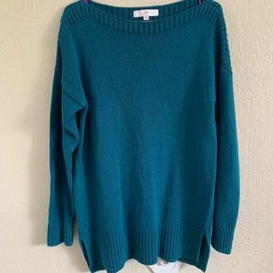Loft size large teal sweater